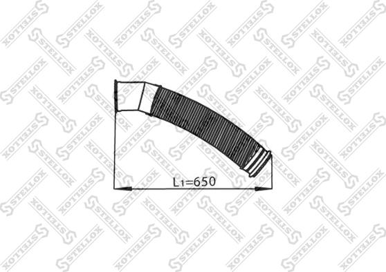 Stellox 82-03801-SX - Izplūdes caurule www.autospares.lv