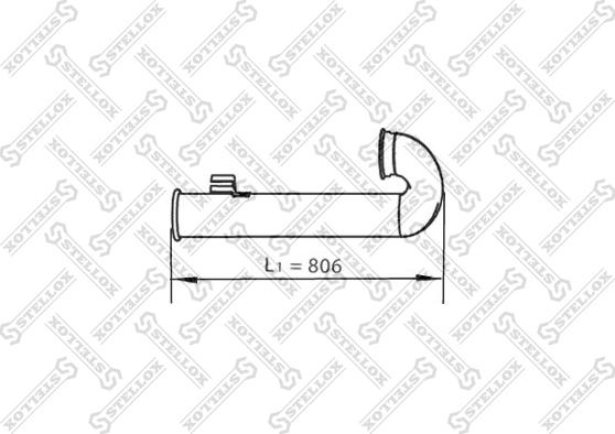 Stellox 82-03759-SX - Izplūdes caurule www.autospares.lv