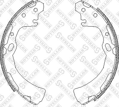 Stellox 395 100-SX - Brake Shoe Set www.autospares.lv