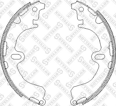 Stellox 391 100-SX - Brake Shoe Set www.autospares.lv