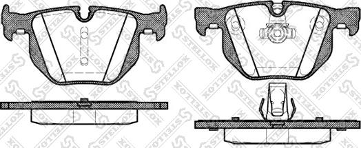 Stellox 392 060-SX - Bremžu uzliku kompl., Disku bremzes www.autospares.lv