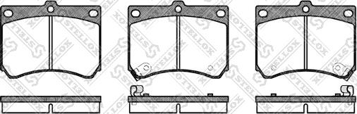 Stellox 344 002B-SX - Bremžu uzliku kompl., Disku bremzes autospares.lv