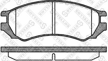 Stellox 355 000-SX - Bremžu uzliku kompl., Disku bremzes autospares.lv