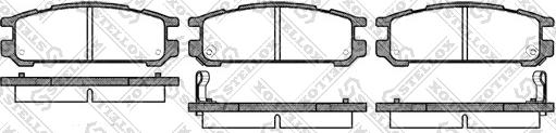 Stellox 353 002-SX - Bremžu uzliku kompl., Disku bremzes www.autospares.lv