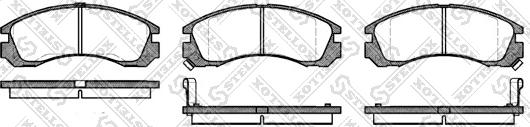 Stellox 365 002-SX - Brake Pad Set, disc brake www.autospares.lv