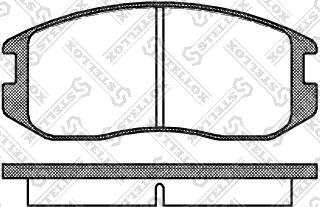 Stellox 368 000-SX - Bremžu uzliku kompl., Disku bremzes autospares.lv