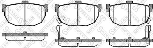 Stellox 305 032-SX - Brake Pad Set, disc brake www.autospares.lv