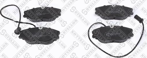 Stellox 316 002B-SX - Brake Pad Set, disc brake www.autospares.lv