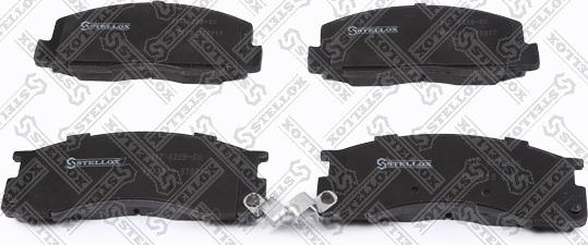 Stellox 317 022B-SX - Brake Pad Set, disc brake www.autospares.lv