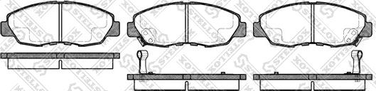 Stellox 335 002-SX - Bremžu uzliku kompl., Disku bremzes www.autospares.lv