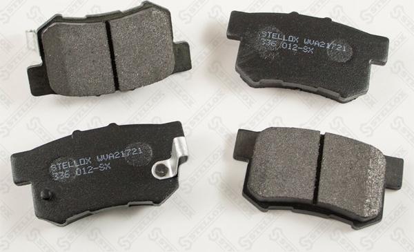 Stellox 336 012-SX - Brake Pad Set, disc brake www.autospares.lv