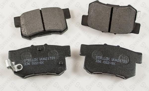 Stellox 336 022-SX - Brake Pad Set, disc brake www.autospares.lv