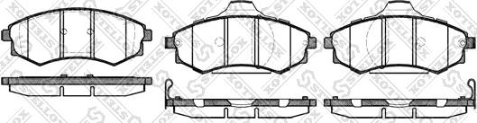 Stellox 329 092-SX - Bremžu uzliku kompl., Disku bremzes autospares.lv