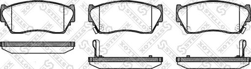 Stellox 375 002-SX - Bremžu uzliku kompl., Disku bremzes autospares.lv