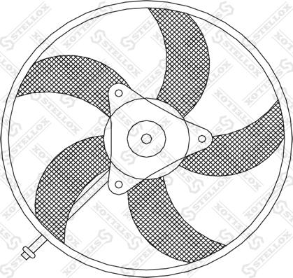 Stellox 29-99004-SX - Ventilators, Motora dzesēšanas sistēma autospares.lv