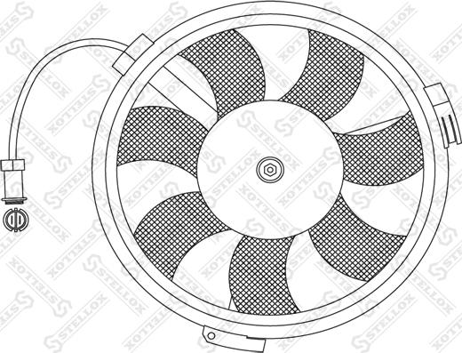 Stellox 29-99013-SX - Ventilators, Motora dzesēšanas sistēma autospares.lv