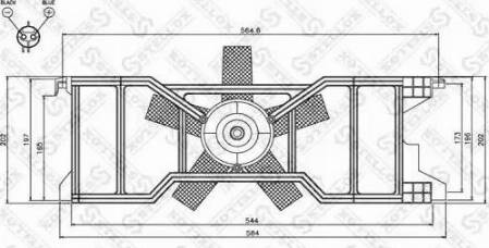 Stellox 29-99317-sx - Ventilators, Motora dzesēšanas sistēma autospares.lv