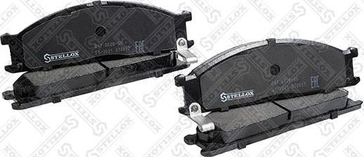 Stellox 247 002B-SX - Brake Pad Set, disc brake www.autospares.lv