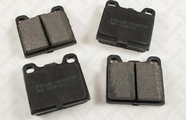 Stellox 268 020B-SX - Brake Pad Set, disc brake www.autospares.lv