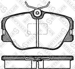 Stellox 200 000B-SX - Bremžu uzliku kompl., Disku bremzes autospares.lv