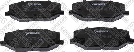 Stellox 201 010B-SX - Brake Pad Set, disc brake www.autospares.lv