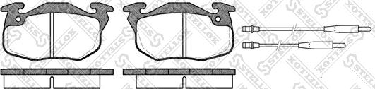 Stellox 203 034B-SX - Brake Pad Set, disc brake www.autospares.lv