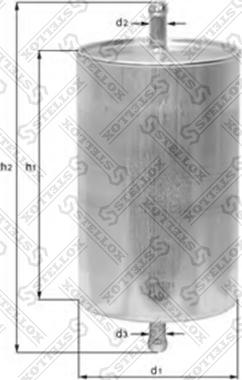 Stellox 21-00014-SX - Degvielas filtrs autospares.lv