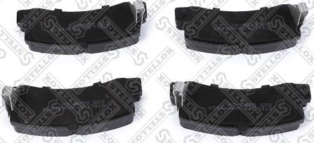 Stellox 225 022B-SX - Brake Pad Set, disc brake www.autospares.lv