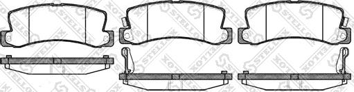 Stellox 225 022-SX - Bremžu uzliku kompl., Disku bremzes www.autospares.lv