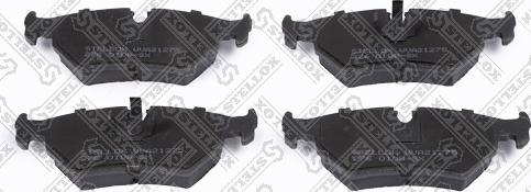 Stellox 276 010B-SX - Brake Pad Set, disc brake www.autospares.lv