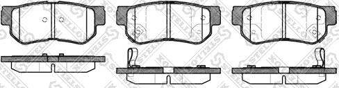 Stellox 757 002B-SX - Bremžu uzliku kompl., Disku bremzes autospares.lv