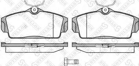 Stellox 715 010B-SX - Bremžu uzliku kompl., Disku bremzes autospares.lv