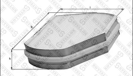 Stellox 71-10037-SX - Filtrs, Salona telpas gaiss www.autospares.lv