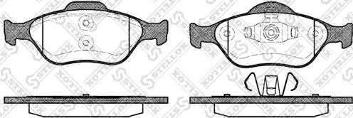 Stellox 777 000-SX - Brake Pad Set, disc brake www.autospares.lv