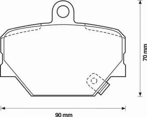 Stop 571995S - Тормозные колодки, дисковые, комплект www.autospares.lv