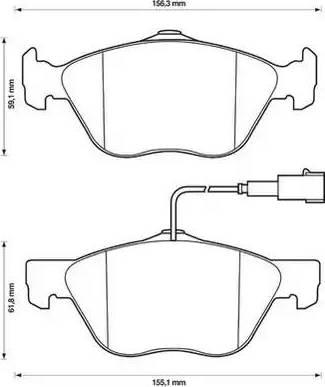 Stop 571951S - Bremžu uzliku kompl., Disku bremzes www.autospares.lv