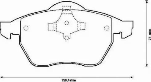 Stop 571900S - Тормозные колодки, дисковые, комплект www.autospares.lv