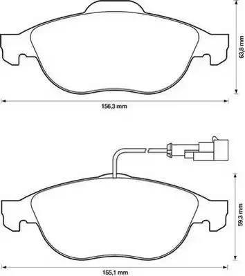 Stop 571933S - Тормозные колодки, дисковые, комплект www.autospares.lv