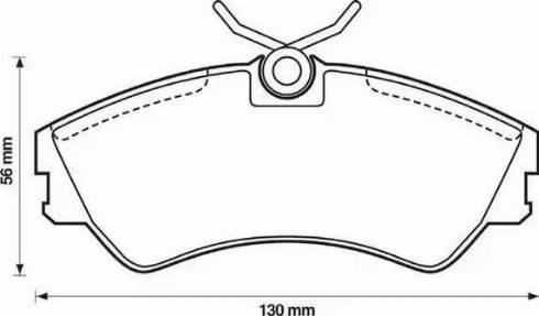 Stop 571460S - Тормозные колодки, дисковые, комплект www.autospares.lv