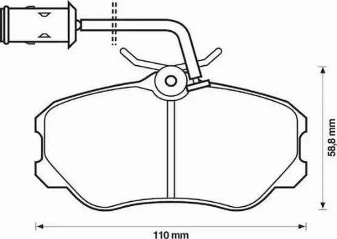 Stop 571471S - Тормозные колодки, дисковые, комплект www.autospares.lv