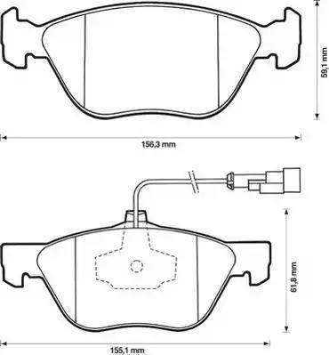 Stop 571884S - Brake Pad Set, disc brake www.autospares.lv