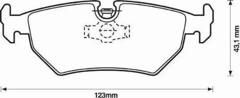 Stop 571837S - Тормозные колодки, дисковые, комплект www.autospares.lv