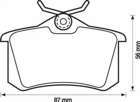 Stop 571361S - Тормозные колодки, дисковые, комплект www.autospares.lv