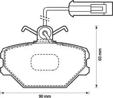 Stop 571330S - Brake Pad Set, disc brake www.autospares.lv