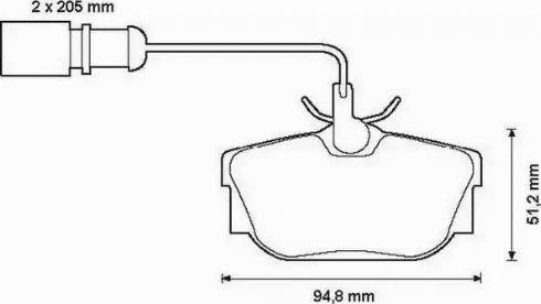 Stop 573049S - Brake Pad Set, disc brake www.autospares.lv