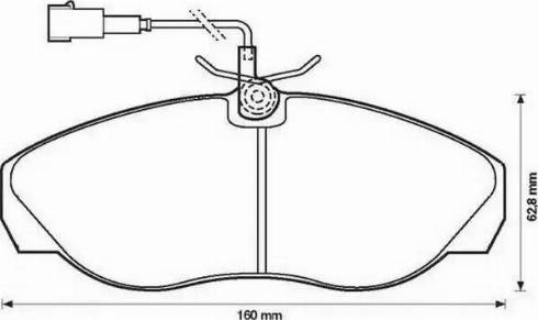 Stop 573061S - Bremžu uzliku kompl., Disku bremzes www.autospares.lv