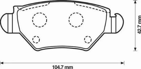 Stop 573010S - Тормозные колодки, дисковые, комплект www.autospares.lv