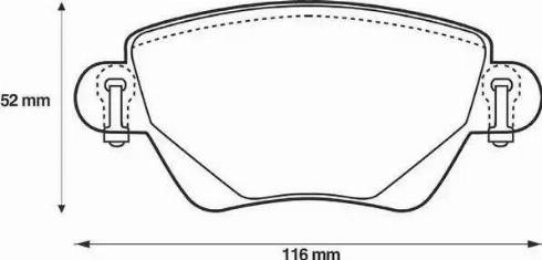 Stop 573012S - Тормозные колодки, дисковые, комплект www.autospares.lv