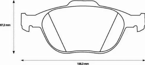 Stop 573085S - Тормозные колодки, дисковые, комплект www.autospares.lv