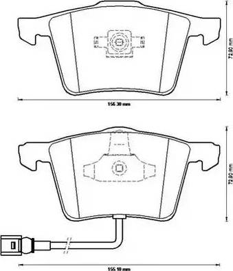 Stop 573197S - Тормозные колодки, дисковые, комплект www.autospares.lv